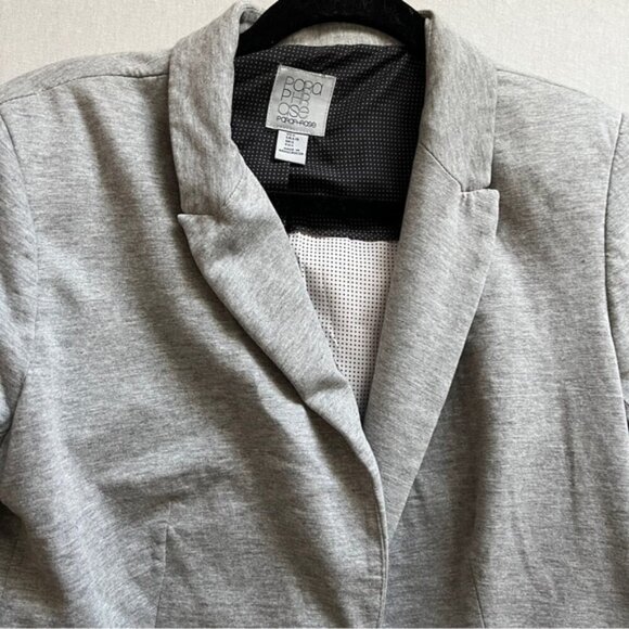 Paraphrase cotton blend gray blazer Sz M - Picture 4 of 10